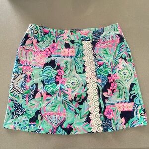Lilly Pulitzer Tropical Mini Skirt - Pink, Green, Blue